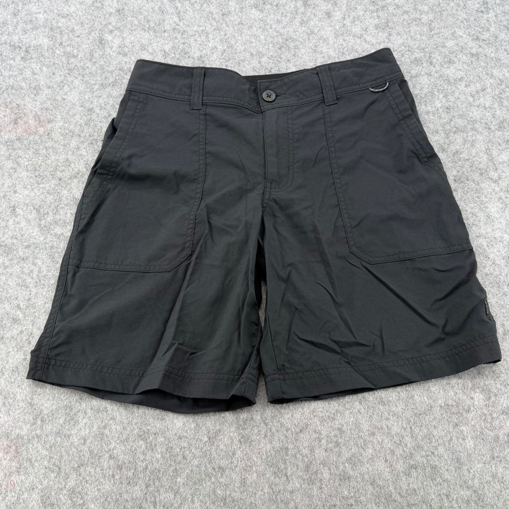 REI Co-op Womens Black Hiking Shorts Size 6 Nylon Stretch Outdoor Cargo Trail